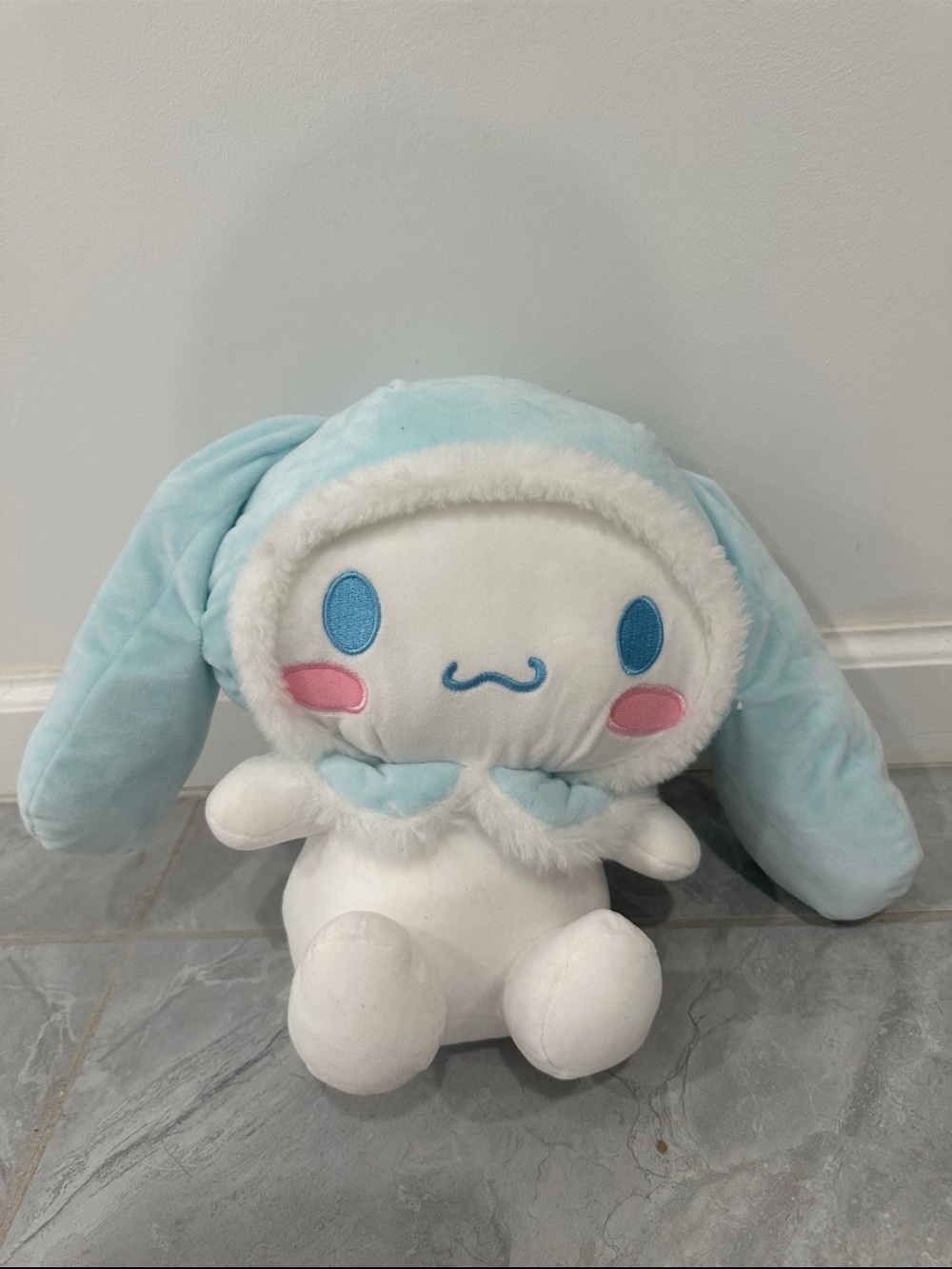 Sanrio Cinnamoroll Plush - Light Blue, White & Pink Accent